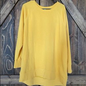 Mustard yellow sweatshirt